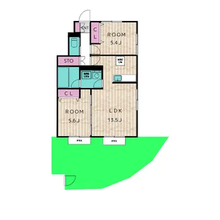 コーストヒルズ・横浜【1階】の間取り