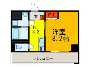 ルミエール八尾駅前【5階】の間取り