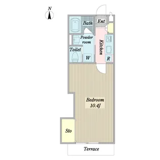 メトロポリタンM【1階】の間取り