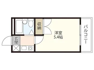 カーサ向洋【1階】の間取り