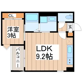 REGALEST PEAK【2階】の間取り