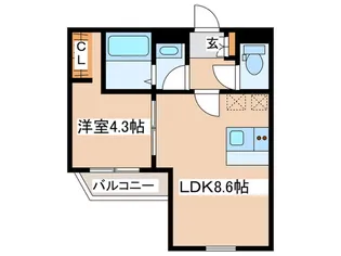 Wilshire Residence【2階】の間取り