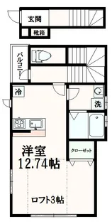 ナチュールメゾン【1階】の間取り
