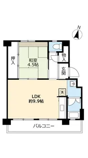 UR上高丸【5階】の間取り