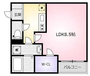 HOUSE GATE桜【1階】の間取り
