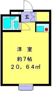 メゾン・トワゾー八王子【3階】の間取り