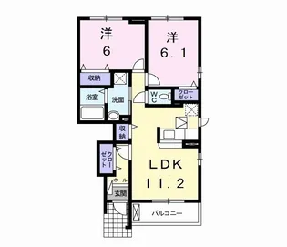 Frieden【1階】の間取り