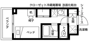 リビオセゾン杉並永福【5階】の間取り