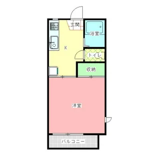 メゾンリバーグリーンB棟【2階】の間取り