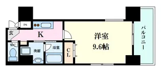 ESCAZA桑田町【1階】の間取り