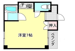 アーバンハウス北西【2階】の間取り