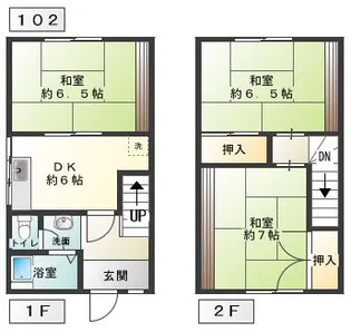 成東アパート【1階】の間取り