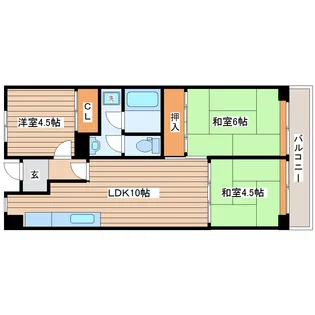 共立愛宕橋ビル【7階】の間取り