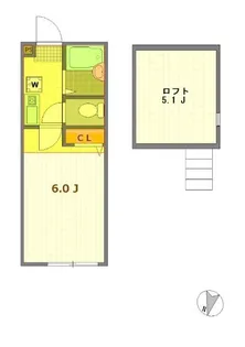 シャンテ新小岩【3階】の間取り