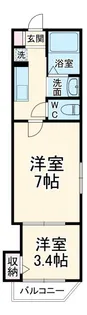 Mark Duo東岩槻【2階】の間取り