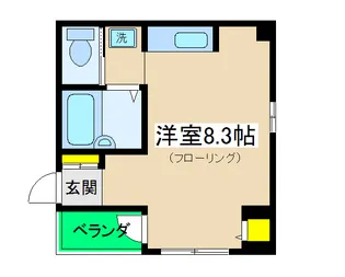 ハイム横浜【2階】の間取り