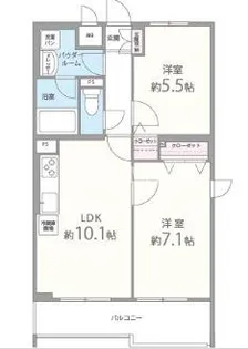 エスポアール西大路【3階】の間取り