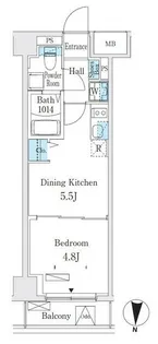 クラリティア板橋本町【6階】の間取り