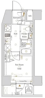 Log戸越【12階】の間取り