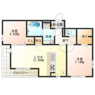 Maison Espoir【1階】の間取り