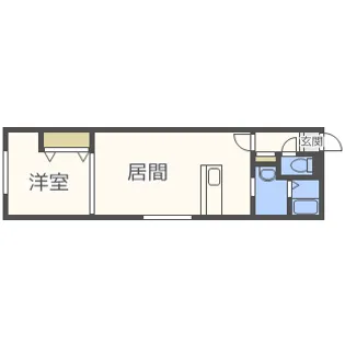 コンフォールマルキョウ【2階】の間取り