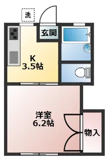 コーポ永島【1階】の間取り