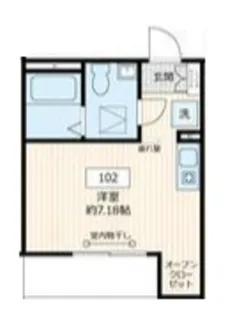 ブルームコート谷塚【1階】の間取り