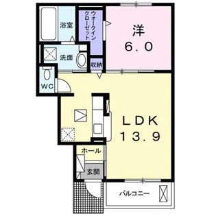 Speranza R【1階】の間取り