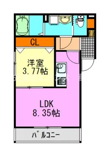 MKI本千葉【3階】の間取り