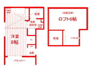 moku【4階】の間取り