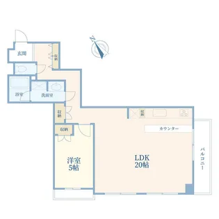 パーク・ノヴァ神宮前【4階】の間取り
