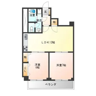 グランパスエクシード【2階】の間取り