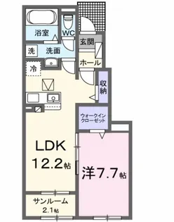 ラフィネ V【1階】の間取り