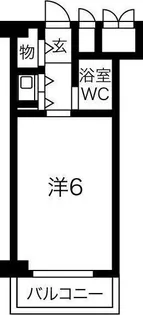 ユーロハイツ天神橋【5階】の間取り
