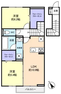 ラヴェール【2階】の間取り