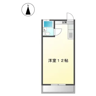 第一ヴィラ瓢亭【4階】の間取り