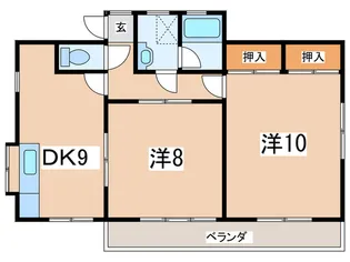 コーポ石井【2階】の間取り