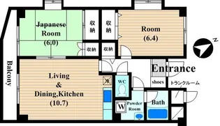 グランシャリオ【5階】の間取り