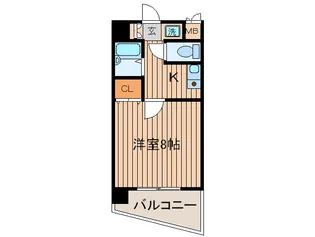 クリアコートUパート5【6階】の間取り