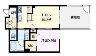 ルボア浦和【1階】の間取り