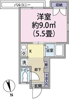 ヨシノハイツ【3階】の間取り