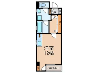 lavenir上町台【3階】の間取り