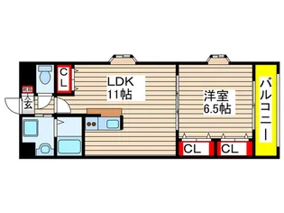 アネックス金山【4階】の間取り