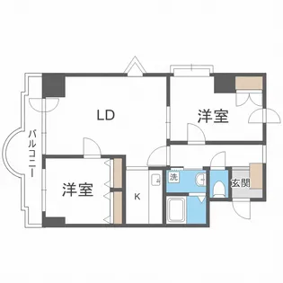 アークヒルズ中島公園【6階】の間取り