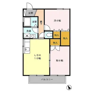 セジュールSS【1階】の間取り