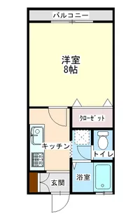 ハイツはらこ【1階】の間取り
