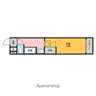 マイステージあろち【1階】の間取り