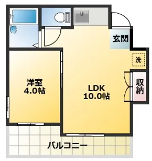 グランディ雪谷【5階】の間取り