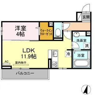 Sophia・MIRIMA【3階】の間取り