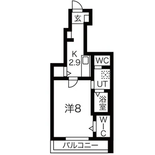 グリシーヌ【1階】の間取り